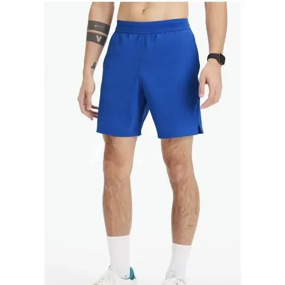 Fabletics Men's The Fundamental Short 7" Blue Size Large - Picture 1 of 10